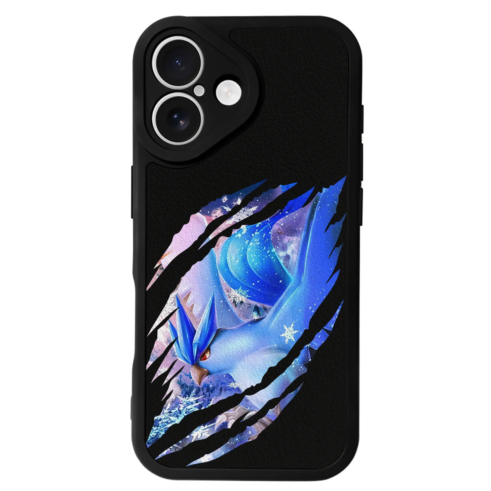 ポケモン グッズ,フリーザー - IPhone 16シリーズ対応 ・ シリコンスマホケース ・ レザー調 ・ 高精度フィット ・ 耐衝撃 ・ ワイヤレス充電対応 ・ 精密カット